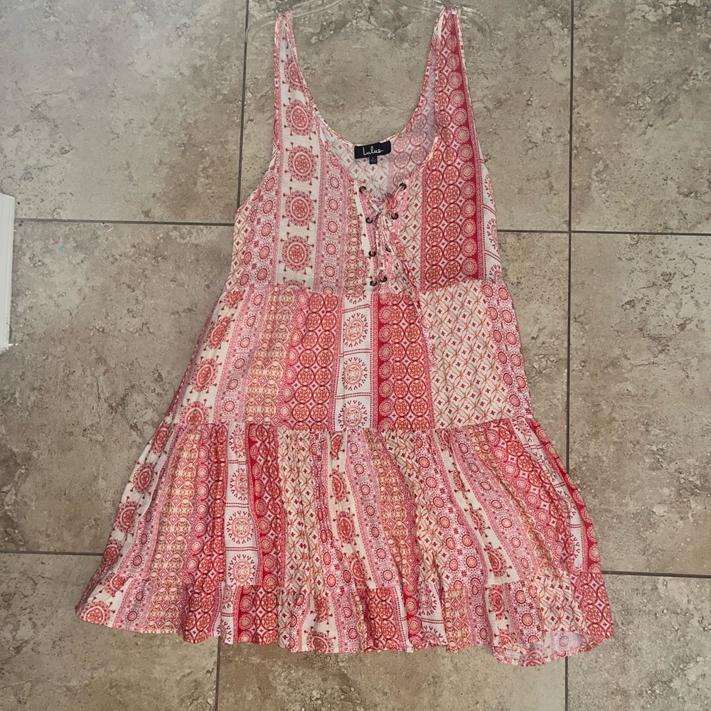 Pink summer dress